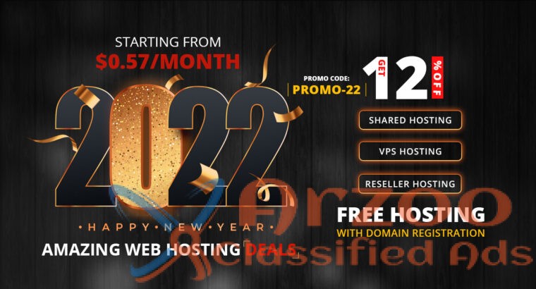 Free Hosting With Domain | New Year 2022 Web Hosti