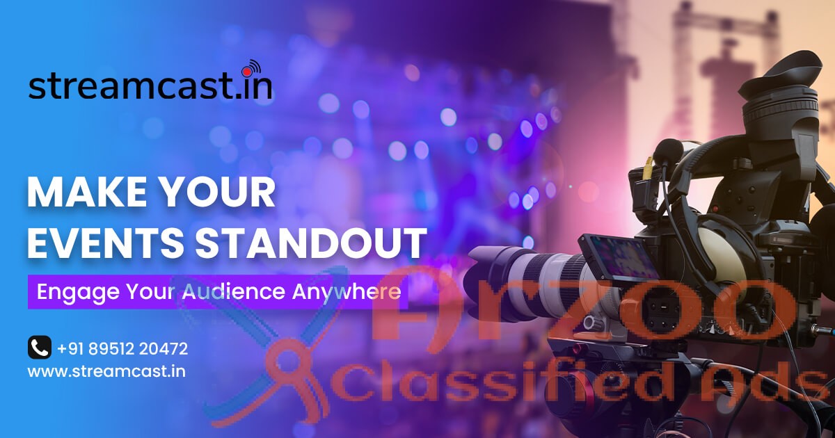 Live Streaming Service Bangalore – Streamcast.in