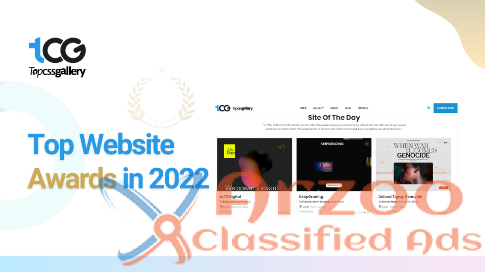 Top Website Awards in 2022