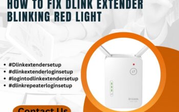 How to fix Dlink Extender Blinking red Light | +1
