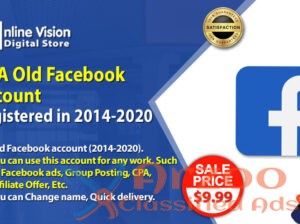 Buy an Old Facebook Account- Online Vision Digital