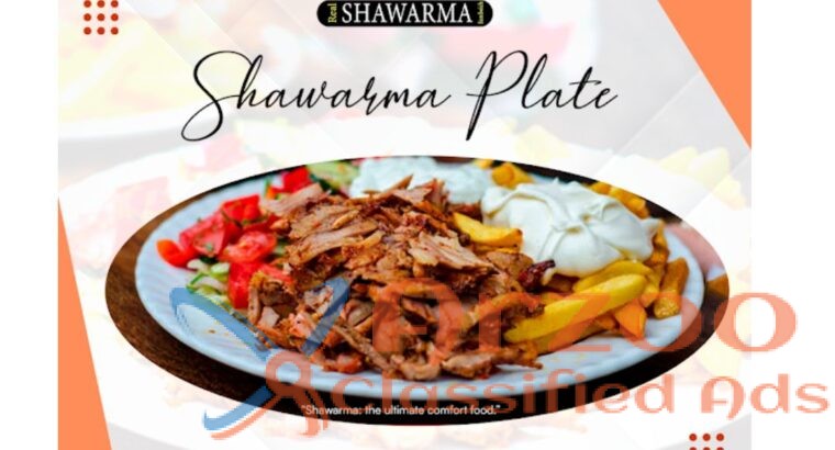 Explore Our Delectable Chicken Shawarma Plate Sele